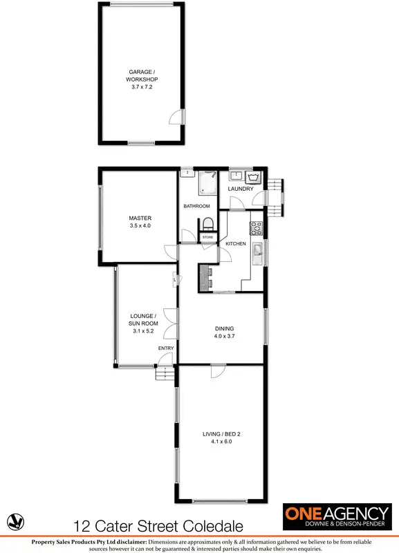 Floorplan of Homely house listing, 12 Cater Street, Coledale NSW 2515