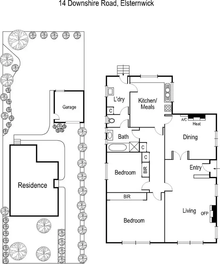 Floorplan of Homely house listing, 14 Downshire Road, Elsternwick VIC 3185