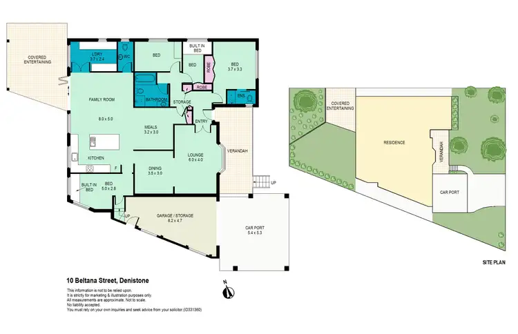 Floorplan of Homely house listing, 10 Beltana Street, Denistone NSW 2114