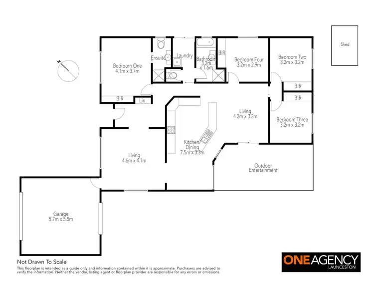 Floorplan of Homely house listing, 16 Savoy Place, Youngtown TAS 7249