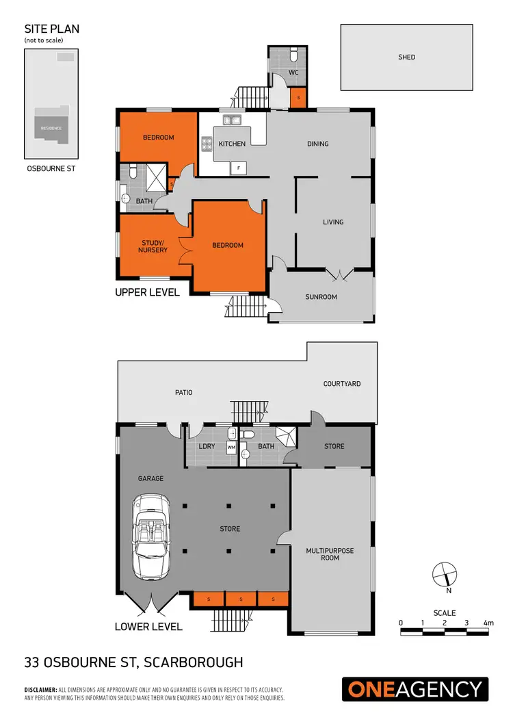 Floorplan of Homely house listing, 33 Osbourne Street, Scarborough QLD 4020
