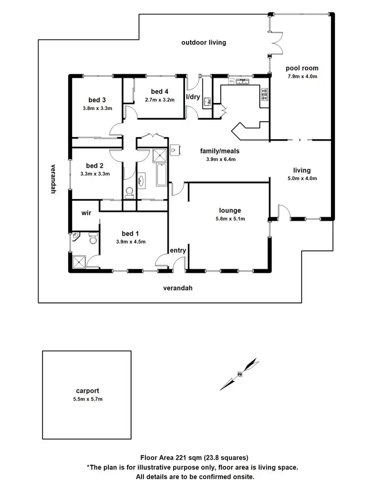Floorplan of Homely house listing, 21 Scenic Crescent, Kalorama VIC 3766