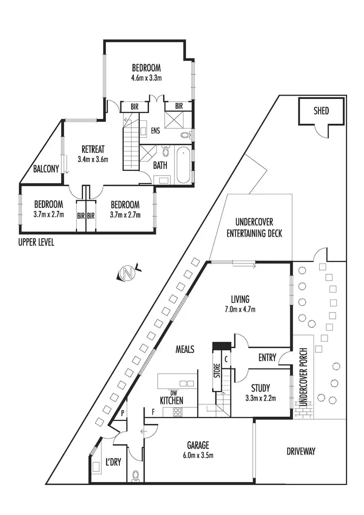 Floorplan of Homely townhouse listing, 2B Savige Street, Newport VIC 3015