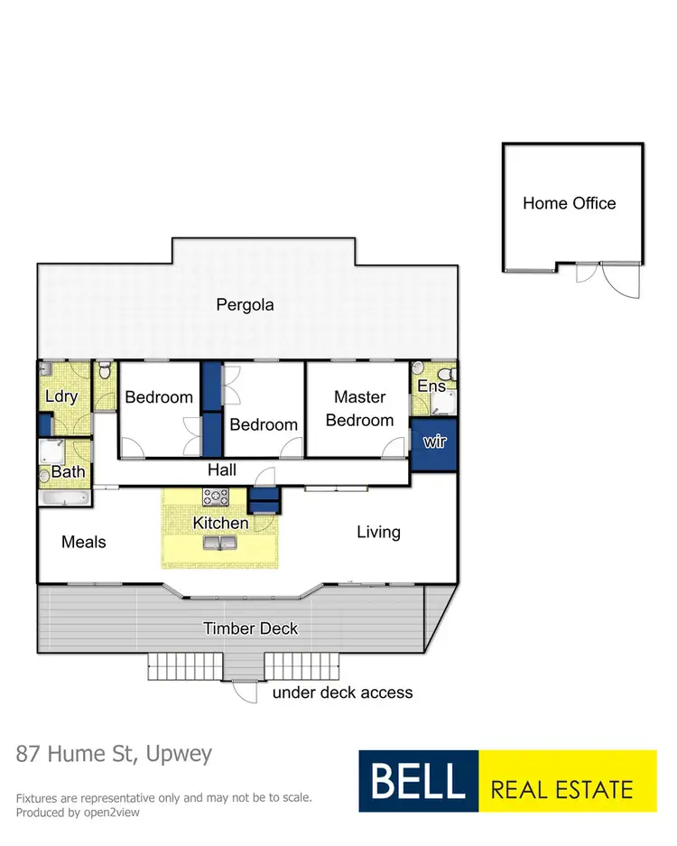 Floorplan of Homely house listing, 87 Hume Street, Upwey VIC 3158