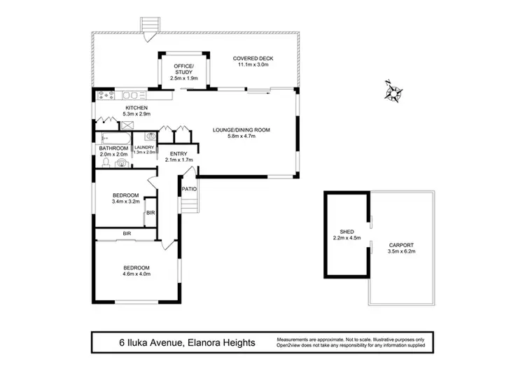 Floorplan of Homely house listing, 6 Iluka Avenue, Elanora Heights NSW 2101