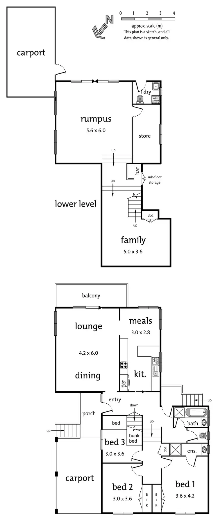 Floorplan of Homely house listing, 40 Jeffrey Drive, Ringwood VIC 3134