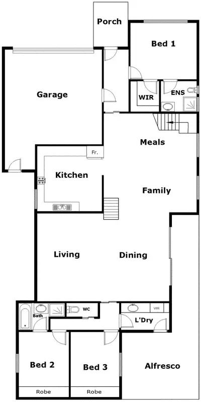 Floorplan of Homely house listing, 7 Selection Street, Lawson ACT 2617
