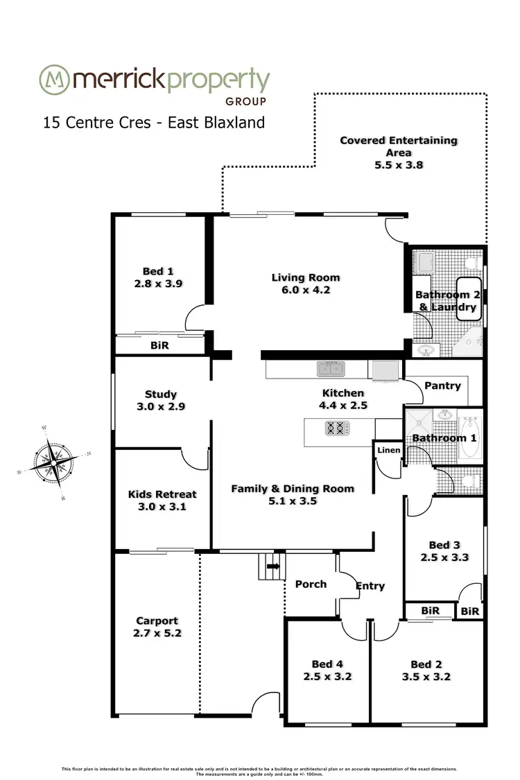 Floorplan of Homely house listing, 15 Centre Crescent, Blaxland NSW 2774