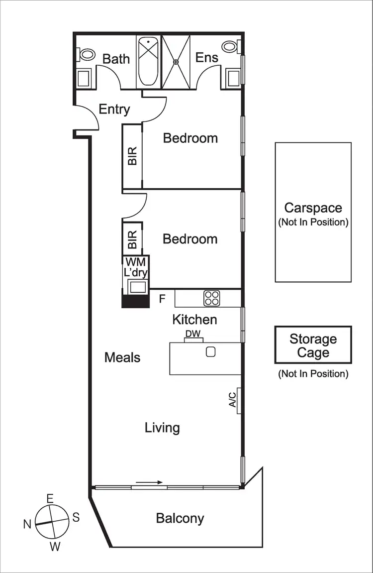 Floorplan of Homely apartment listing, 205/2a Nelson Street, St Kilda East VIC 3183