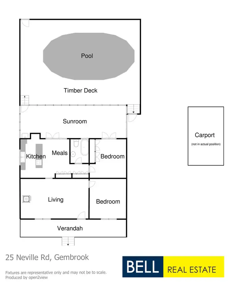 Floorplan of Homely house listing, 25 Neville Road, Gembrook VIC 3783