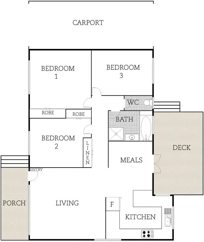 Floorplan of Homely house listing, 3 Peden Place, Watson ACT 2602