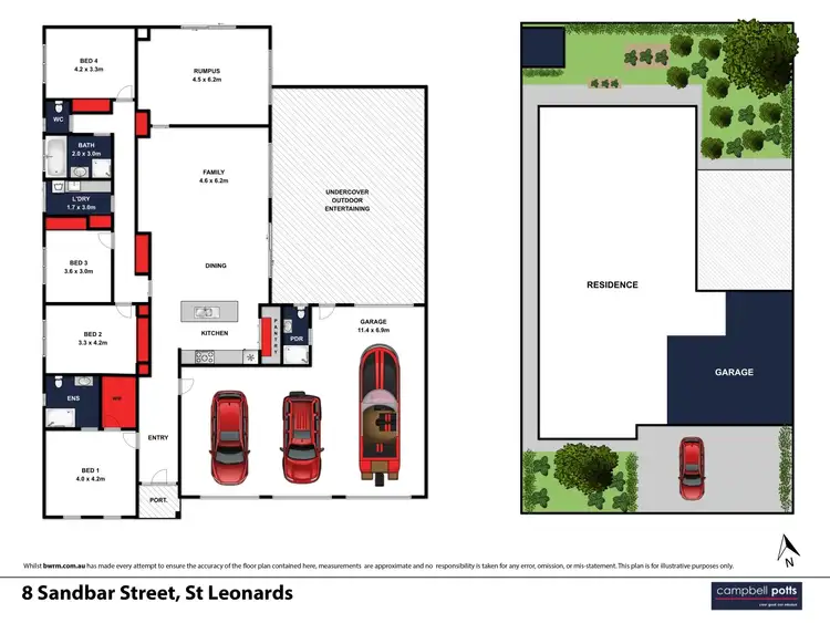 Floorplan of Homely house listing, 8 Sandbar Street, St Leonards VIC 3223