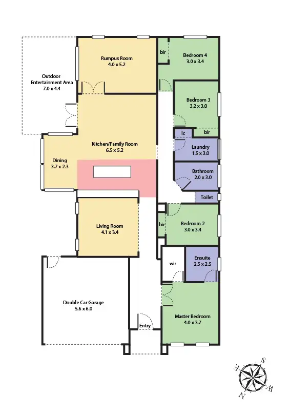 Floorplan of Homely house listing, 7 Malahide Drive, Miners Rest VIC 3352