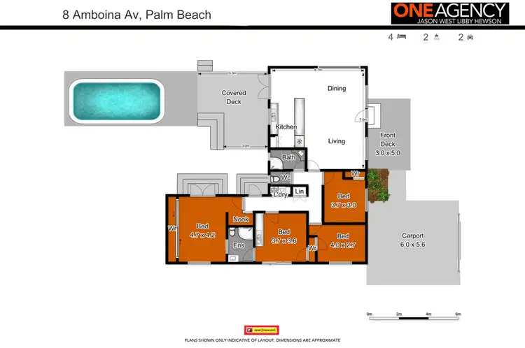Floorplan of Homely house listing, 8 Amboina Avenue, Palm Beach QLD 4221