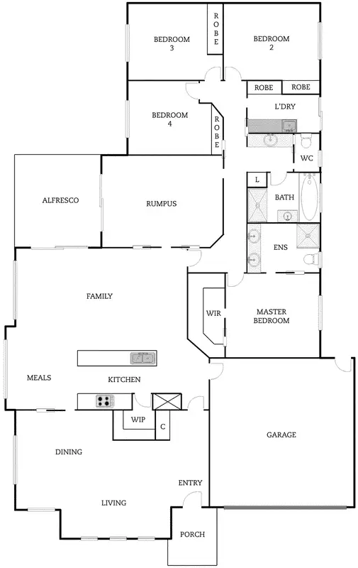 Floorplan of Homely house listing, 7 Beveridge Crescent, Forde ACT 2914