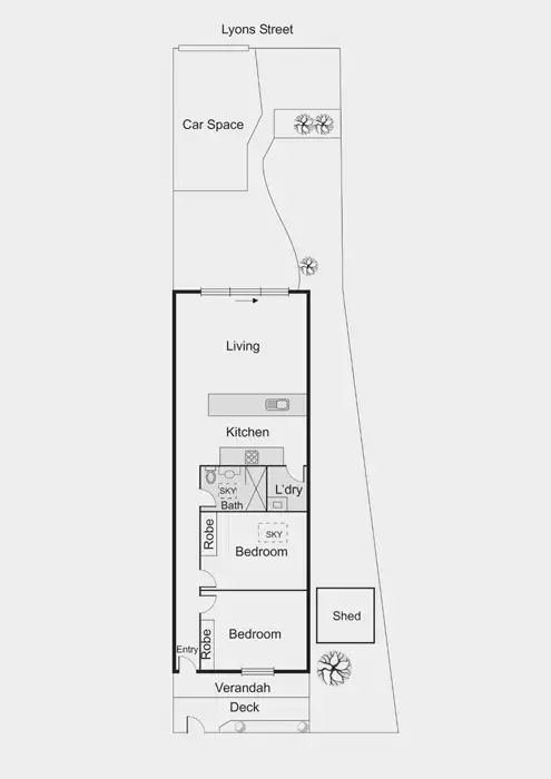 Floorplan of Homely house listing, 400 Bay Street, Port Melbourne VIC 3207
