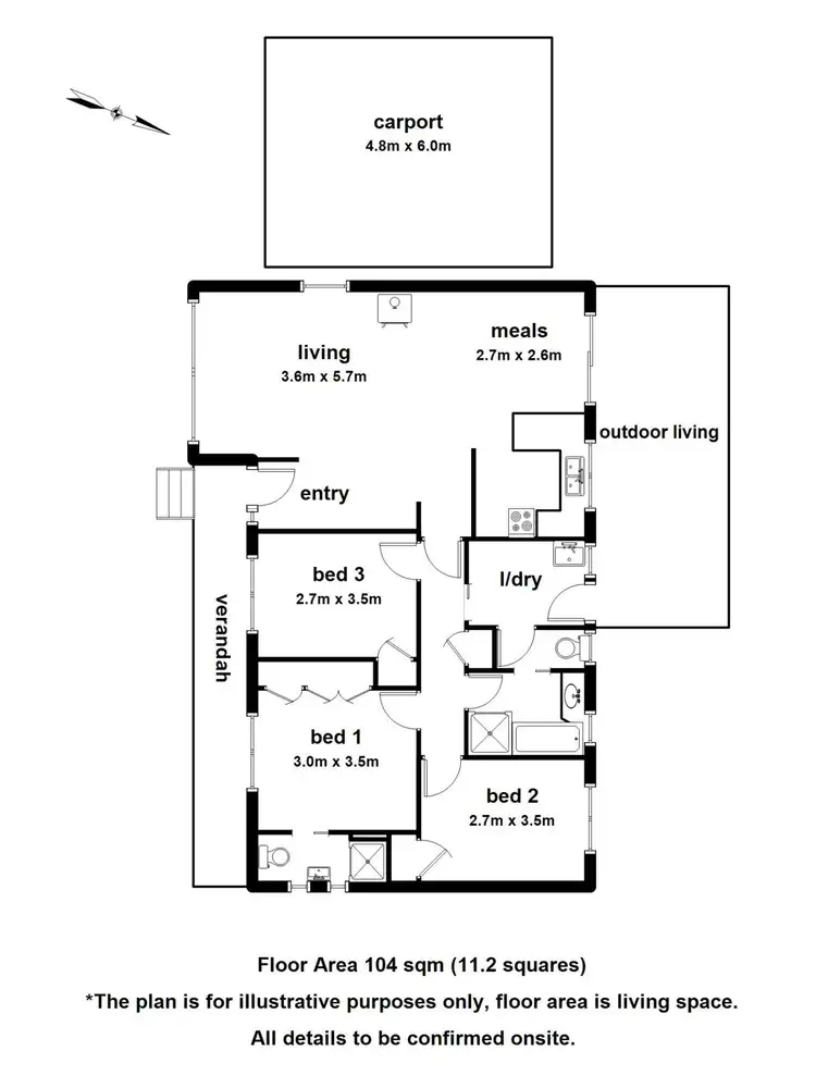 Floorplan of Homely house listing, 24 Dean Crescent, Launching Place VIC 3139