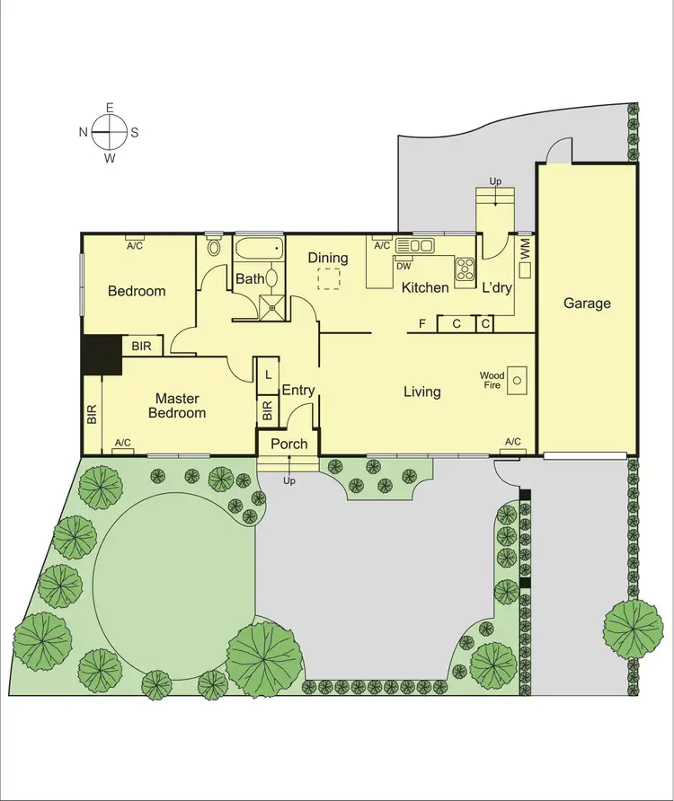 Floorplan of Homely villa listing, 1/6 Ulupna Road, Ormond VIC 3204