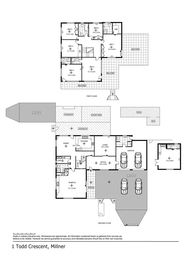 Floorplan of Homely house listing, 2 Todd Crescent, Malak NT 812