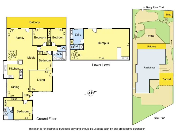 Floorplan of Homely house listing, 31 Warriparri Crescent, Greensborough VIC 3088