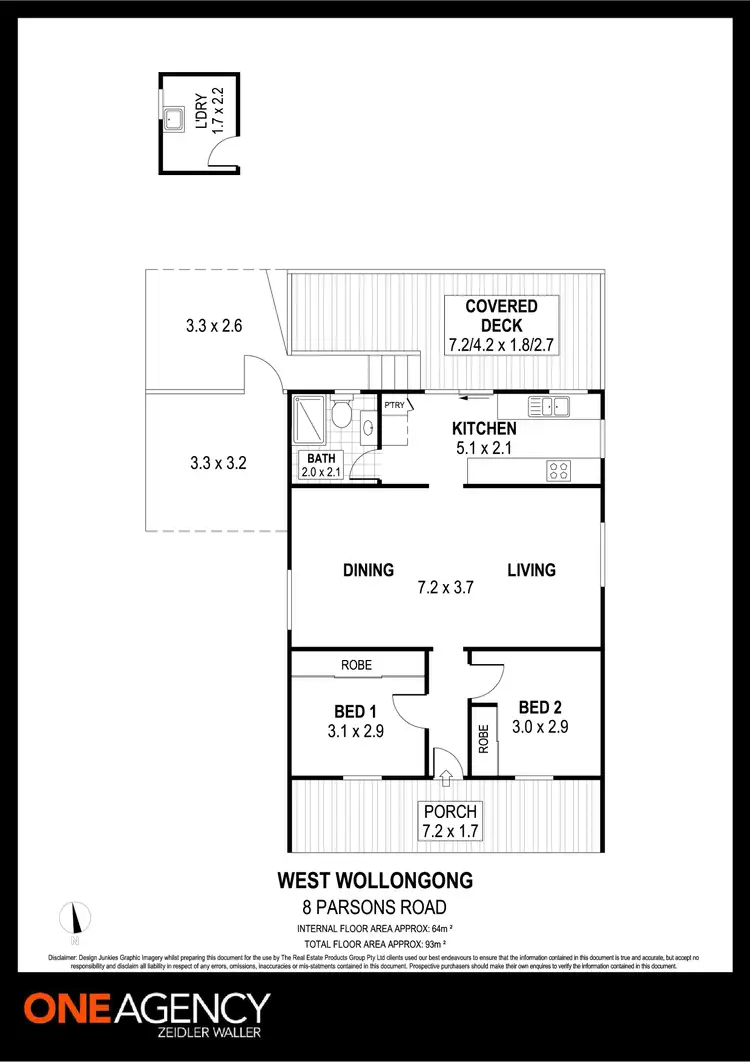 Floorplan of Homely house listing, 8 Parsons Street, West Wollongong NSW 2500