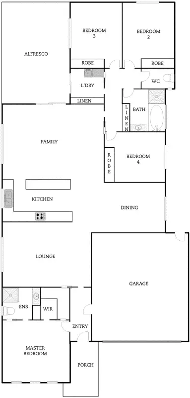 Floorplan of Homely house listing, 25 Charlotte Barton Street, Franklin ACT 2913