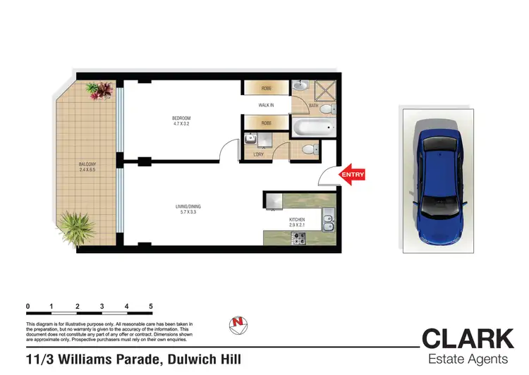 Floorplan of Homely apartment listing, 11/3 Williams Parade, Dulwich Hill NSW 2203