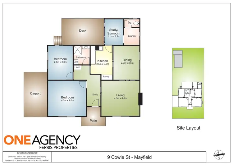 Floorplan of Homely house listing, 9 Cowie Street, Mayfield NSW 2304