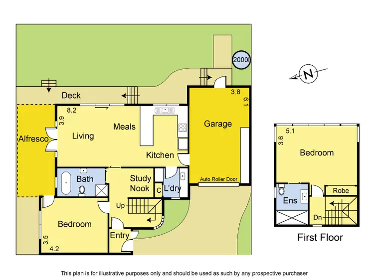 Floorplan of Homely unit listing, 2/12 William Street, Greensborough VIC 3088