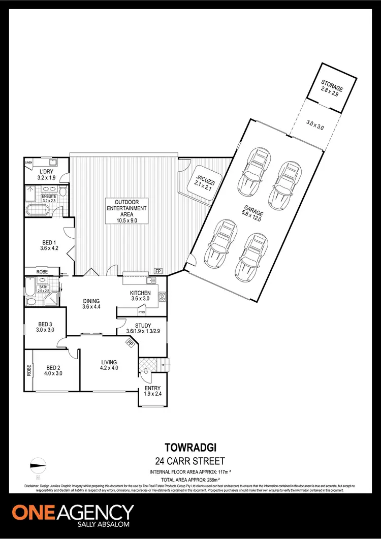 Floorplan of Homely house listing, 24 Carr Street, Towradgi NSW 2518