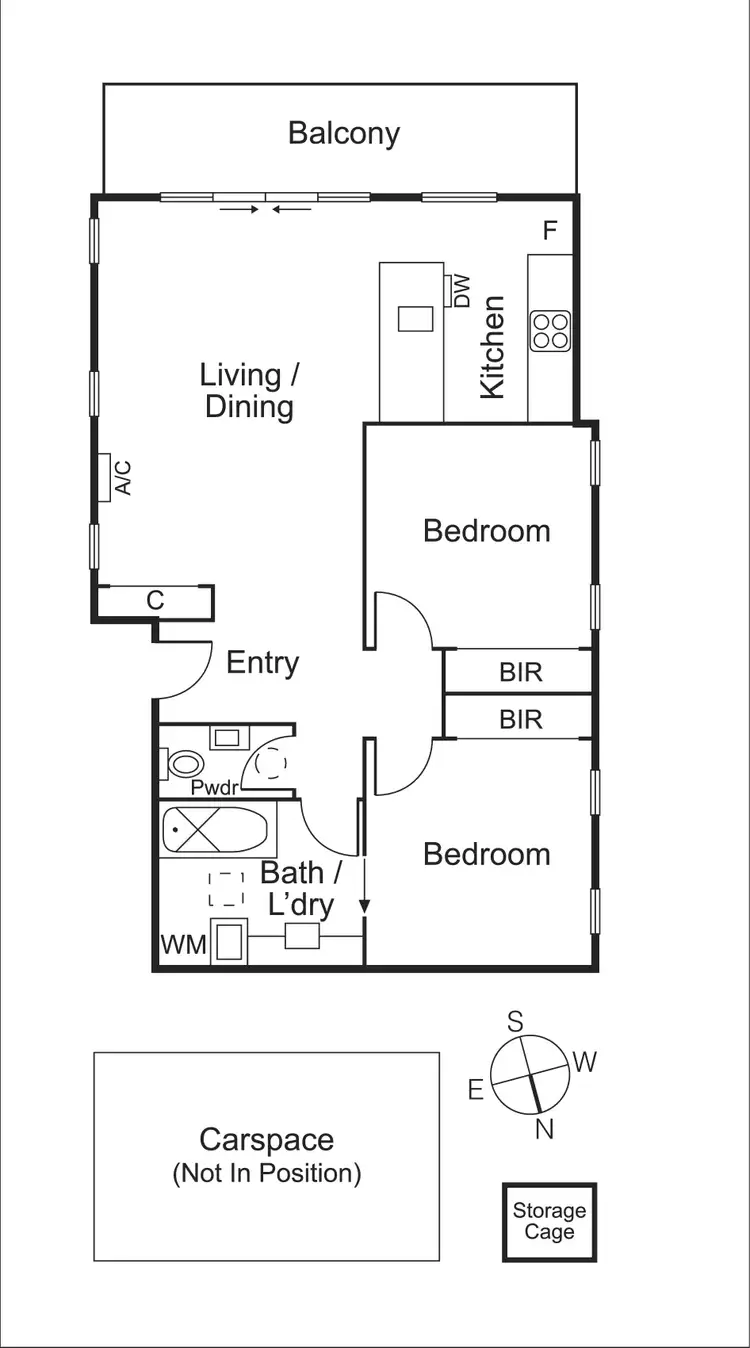 Floorplan of Homely apartment listing, 7/86 Grosvenor Street, St Kilda East VIC 3183