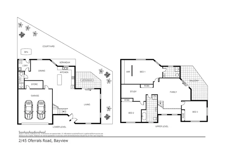 Floorplan of Homely townhouse listing, 2/45 O'Ferrals Road, Bayview NT 820