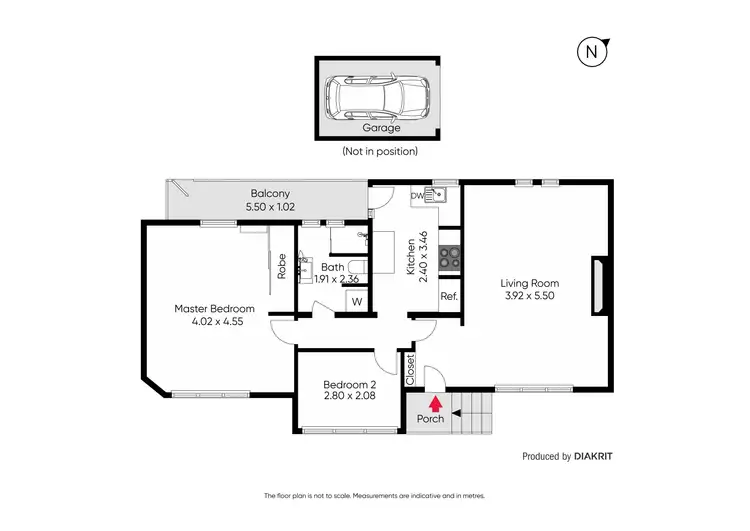 Floorplan of Homely apartment listing, 5/71 Ormond Road, Elwood VIC 3184