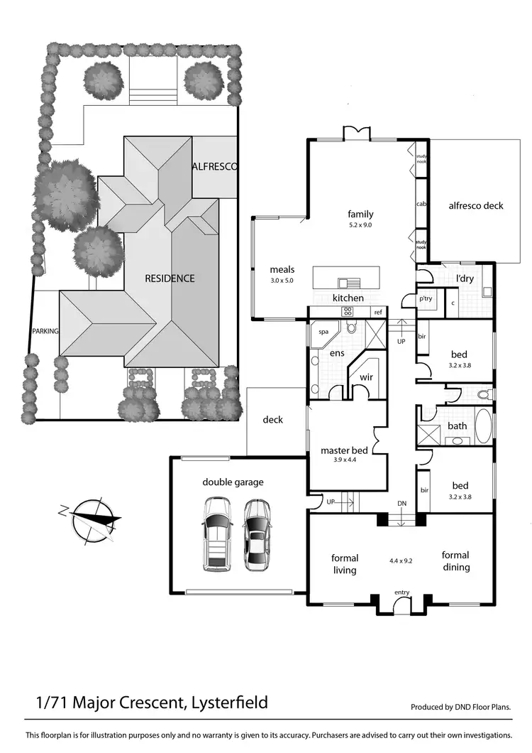 Floorplan of Homely house listing, 1/71 Major Crescent, Lysterfield VIC 3156