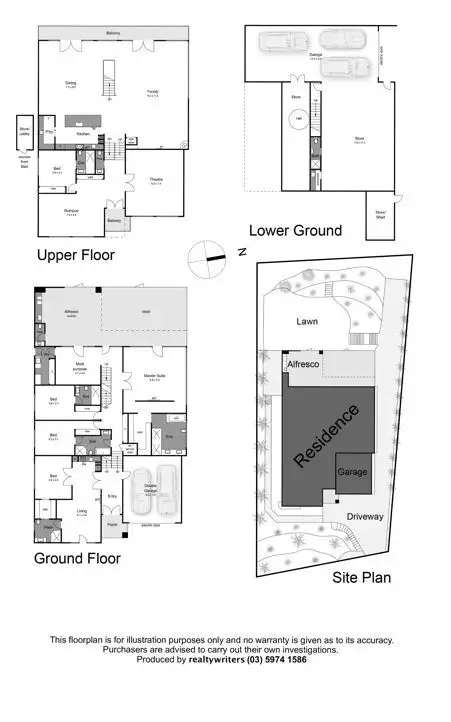 Floorplan of Homely house listing, 3 Shearwater Drive, Mount Martha VIC 3934