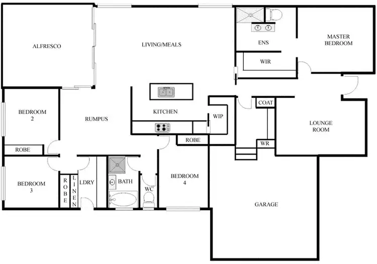 Floorplan of Homely house listing, 41 Hyslop Crescent, Casey ACT 2913
