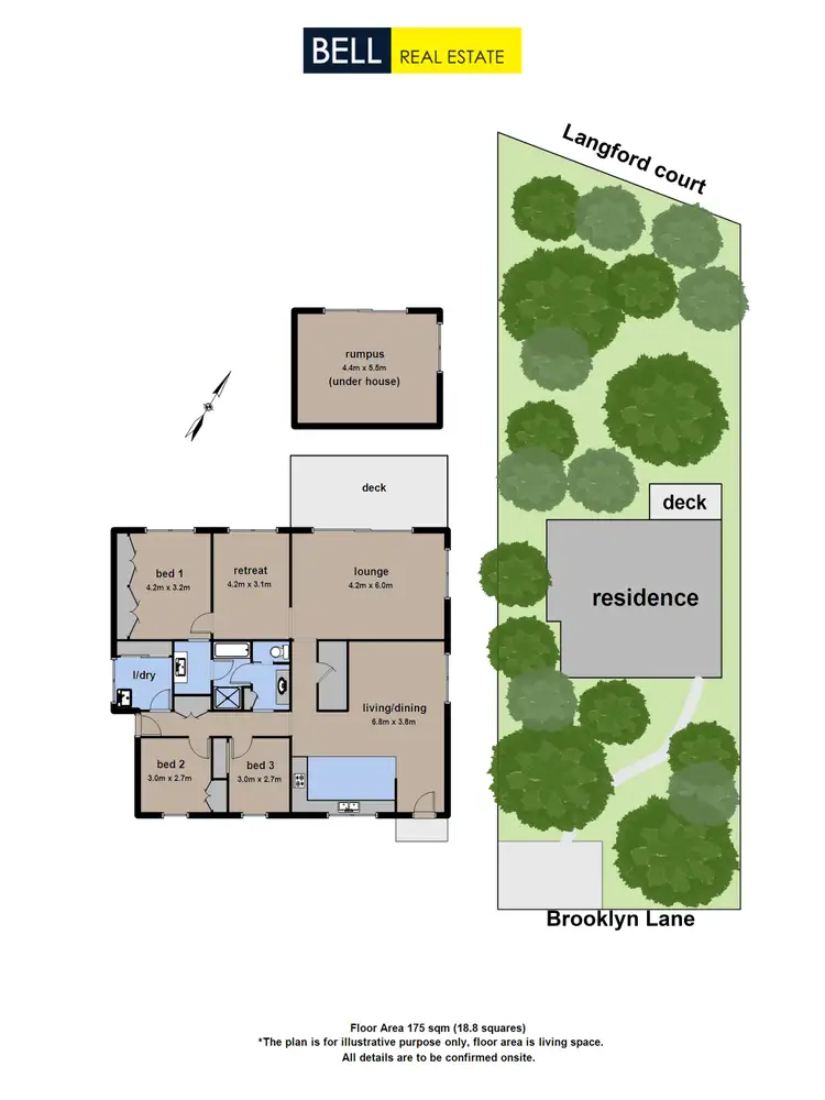Floorplan of Homely house listing, 2 Langford Court, Tecoma VIC 3160