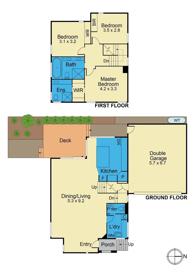Floorplan of Homely townhouse listing, 2/19 Glendale Avenue, Templestowe VIC 3106