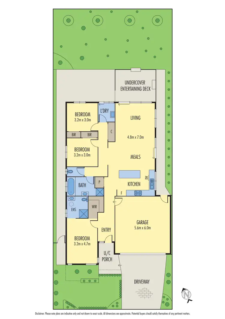 Floorplan of Homely house listing, 21 Bronte Crescent, Doreen VIC 3754