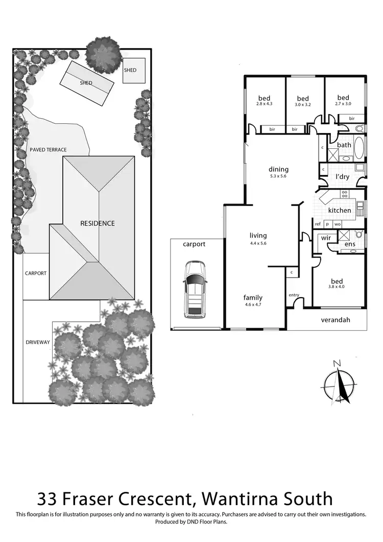 Floorplan of Homely house listing, 33 Fraser  Crescent, Wantirna South VIC 3152