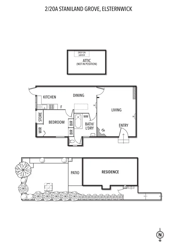 Floorplan of Homely apartment listing, 2/20a Staniland Grove, Elsternwick VIC 3185