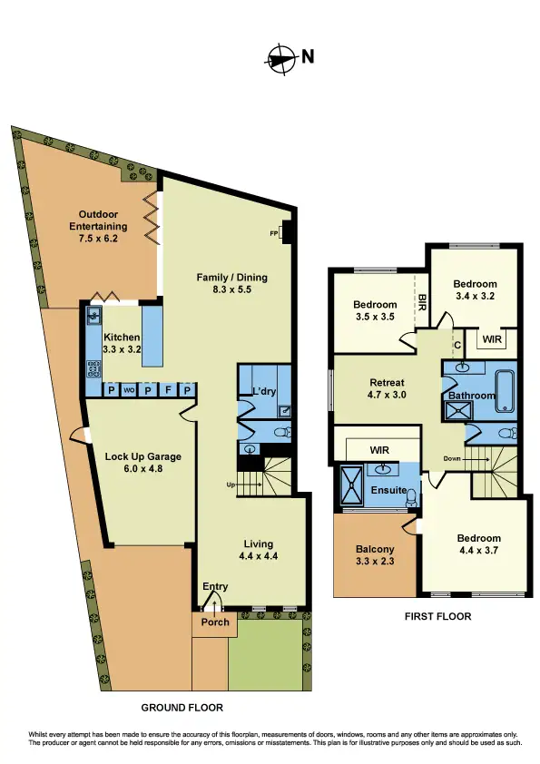 Floorplan of Homely house listing, 75 Bayview Street, Williamstown VIC 3016
