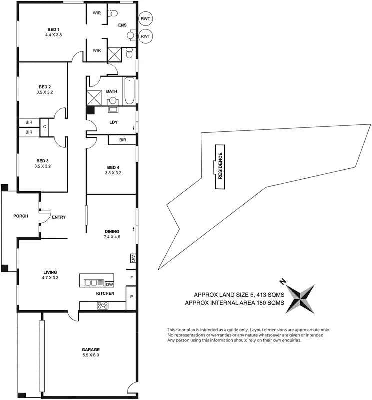 Floorplan of Homely house listing, 6 Parrot Drive, Whittlesea VIC 3757