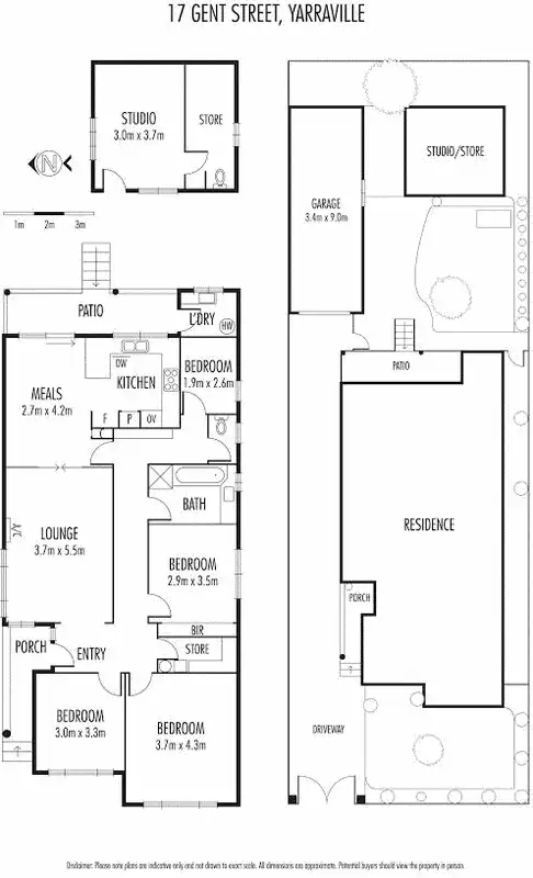 Floorplan of Homely house listing, 17 Gent Street, Yarraville VIC 3013