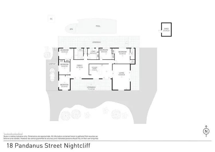 Floorplan of Homely house listing, 18 Pandanus Street, Nightcliff NT 810