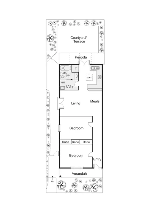 Floorplan of Homely house listing, 80 Gamon Street, Seddon VIC 3011