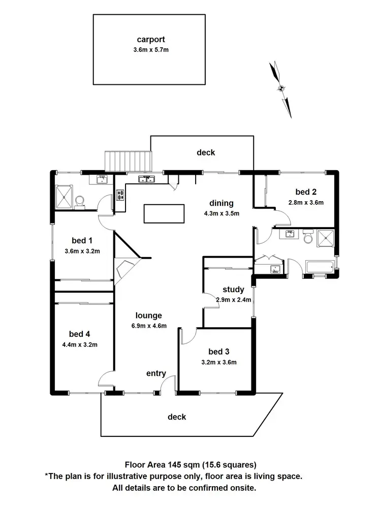 Floorplan of Homely house listing, 1/1468 Burwood Highway, Upwey VIC 3158