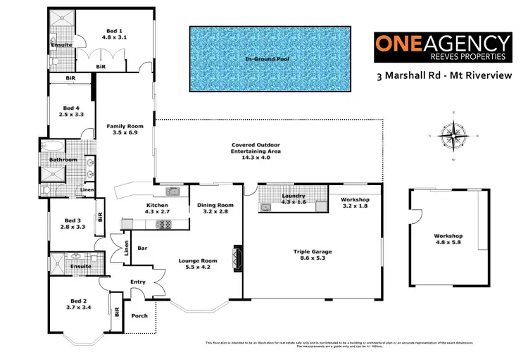 Floorplan of Homely house listing, 3 Marshall Road, Mount Riverview NSW 2774