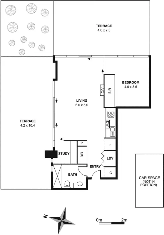 Floorplan of Homely apartment listing, G04/229 Toorak Road, South Yarra VIC 3141