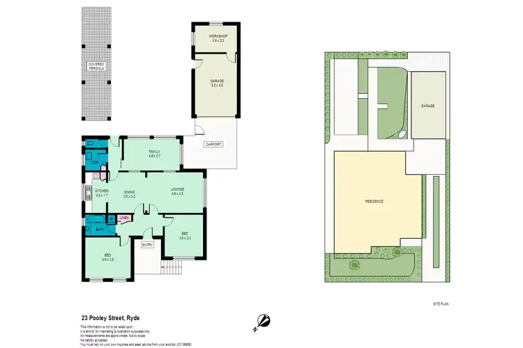 Floorplan of Homely house listing, 23 Pooley Street, Ryde NSW 2112